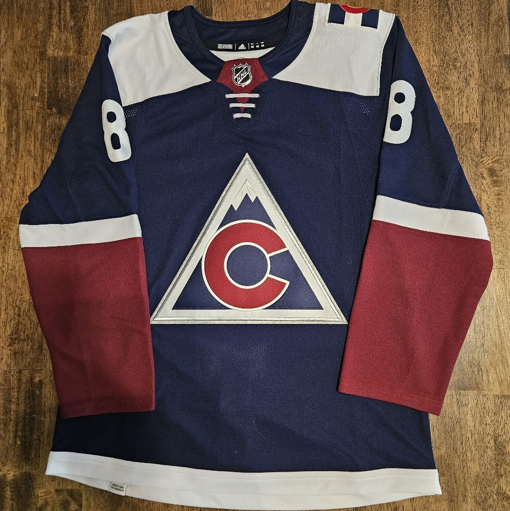 Cale Makar adidas Colorado Avalanche Jersey size small.